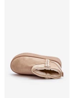 Sněhule na platformě s vzorem béžové model 21645932 - Boto