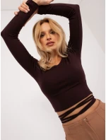 Blúzka EM BZ 782.95 tmavohnedá Blúzka EM BZ 782.95 tmavohnedá