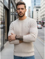 Pánský béžový svetr Dstreet model 21966904 - FashionStreet