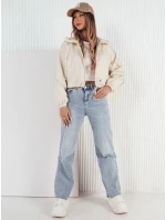 Dámska prechodná bunda s kapucňou ISCAR biela FashionStreet TY4207