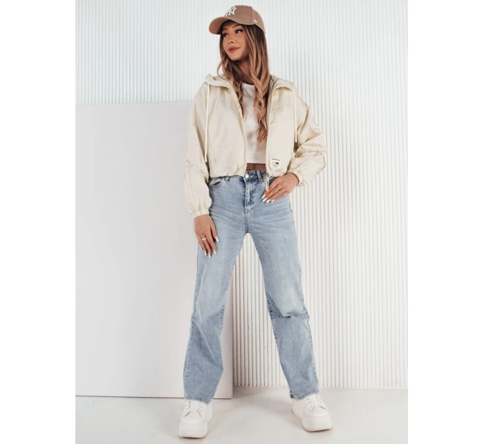 Dámska prechodná bunda s kapucňou ISCAR biela FashionStreet TY4207