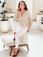 Dámsky kardigán SORELIE beige FashionStreet MY2511