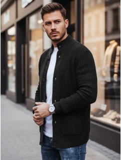 Pánsky sveter čierny FashionStreet WX2347