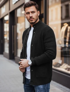 Pánsky sveter čierny Dstreet WX2347