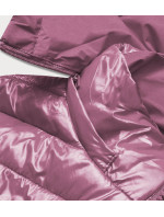 Obojstranná fialová dámska bunda (6808-259)