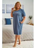 Dámska nočná košeľa 5366 modrá - Doctor Nap