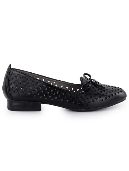 Dámské ažurové boty black model 22009343 - JEZZI Dámské ažurové boty black model 22009343 - JEZZI