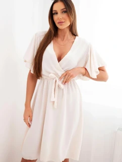 Šaty so skladaným výstrihom fango