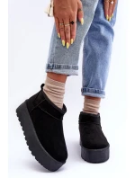 Sněžnice Z Kůže Černé model 21630188 - Boto