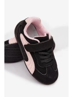 Dětské sportovní boty s přezkou Černo růžové Perrin Dětské sportovní boty s přezkou Černo růžové Perrin