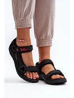 Dámské sandály model 22210567 Černé - Lee Cooper Dámské sandály model 22210567 Černé - Lee Cooper