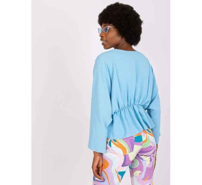 Blúzka DHJ BZ 11979.67 svetlo modrá