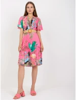 Šaty DHJ SK model 17445512 růžová - FPrice Šaty DHJ SK model 17445512 růžová - FPrice