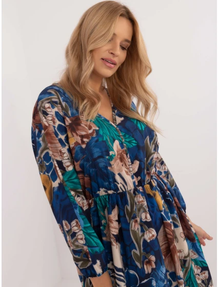 Sukienka DHJ SK ciemny niebieski model 21738232 - FPrice Sukienka DHJ SK ciemny niebieski model 21738232 - FPrice