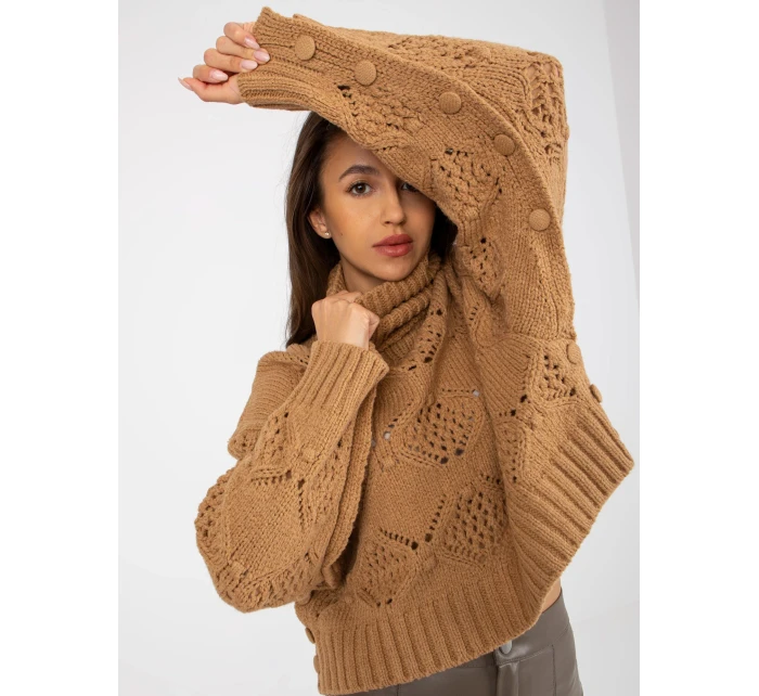 Dámsky sveter EM SW 1037 01 24X ťavia Dámsky sveter EM SW 1037 01 24X ťavia