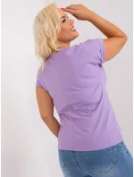 Bluzka RV BZ model 18837730 jasny fioletowy - FPrice Bluzka RV BZ model 18837730 jasny fioletowy - FPrice