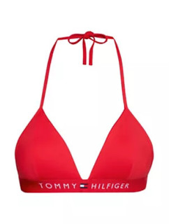 Dámske plavky horný diel FIXED TRIANGLE PADDED BIKINI TOP UW0UW04109XLG červená - Tommy Hilfiger