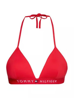 Dámske plavky horný diel FIXED TRIANGLE PADDED BIKINI TOP UW0UW04109XLG červená - Tommy Hilfiger