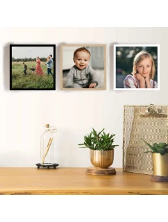 Plakát v rámu - 3x čtverec 20x20 - fotografie 