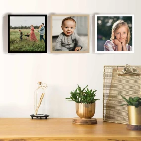 Plakát v rámu - 3x čtverec 20x20 - fotografie 
