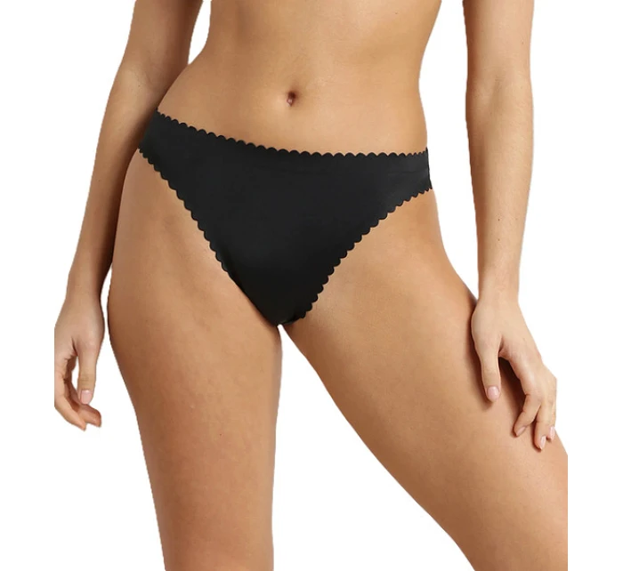 Dámské bezešvé kalhotky DIM BODY TOUCH DAILY STRING - DIM - černá