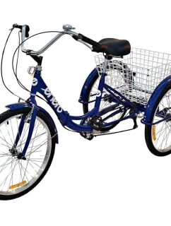 SKLADACÍ 3-KOLESOVÝ BICYKEL 24 NAVY BLUE SHIMANO 7-SPEED
