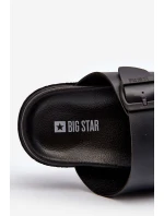 Lekkie Klapki Męskie Z Klamrami Big Star NN174597 Czarne