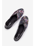 Kožené Baletky Se Vzorem model 21693645 Černé - Maciejka