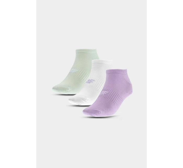 Skarpety Casual Przed Kostkę Damskie 3 Pary 4FWMM00USOCF276-91S Multikolor