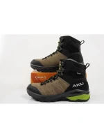 pánská trekingová sportovní obuv model 21940843 Goretex kožená černá zelená - Aku pánská trekingová sportovní obuv model 21940843 Goretex kožená černá zelená - Aku