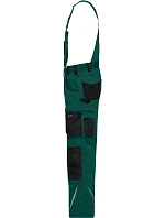JN (2528) Pracovní kalhoty s laclem Strong dark green/black model 22533177 - Daiber JN (2528) Pracovní kalhoty s laclem Strong dark green/black model 22533177 - Daiber