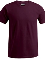 Promodoro 3099 (XS–6XL) Pánske tričko „Premium“ 40.3099 bordová
