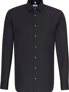 Shirt Shaped LSL Košile s dlouhým rukávem model 22501188 black - Seidensticker
