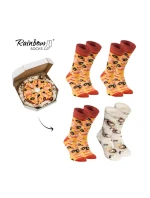 Rainbow Socks Pizza 4 páry model 21606732 - ZOOKSY/RAINBOW SOCKS