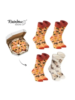 Skarpetki Rainbow Socks Pizza 4 Pary Owoce Morza