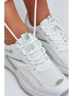 Buty Sportowe Damskie Big Star NN274A095 HI-POLY SYSTEM Biało-Zielone Buty Sportowe Damskie Big Star NN274A095 HI-POLY SYSTEM Biało-Zielone