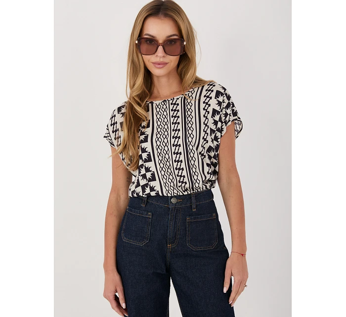 Blúzka D73771AG10978AA tmavomodrá