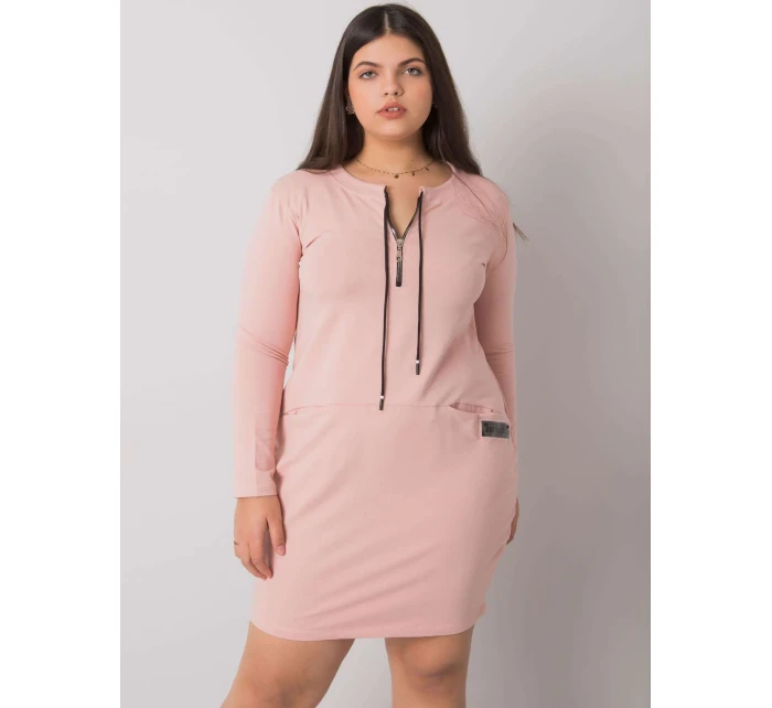 Šaty RV SK 7241.43 svetlo ružová