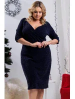 Dámske šaty Bonita U634 námornícka modrá - Karko