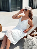 SIENA biele šaty FashionStreet EY2505