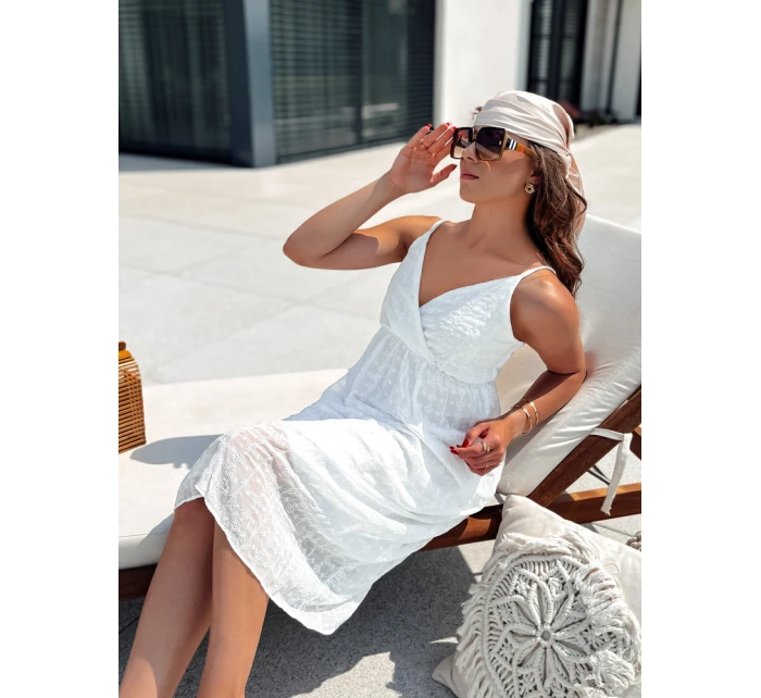 SIENA biele šaty FashionStreet EY2505