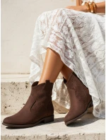 Botki damskie brązowe Dstreet model 21998269 - FashionStreet