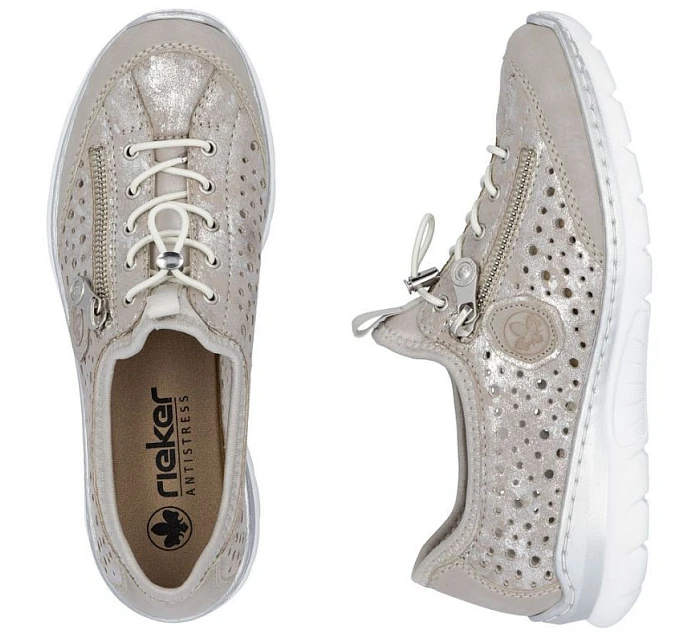 W  ažurové polobotky model 22113339 - Rieker