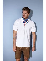 JN Pánské piqué polo v stylu 02.0 white model 22488675 - Daiber JN Pánské piqué polo v stylu 02.0 white model 22488675 - Daiber