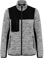 Dámská pracovní pletená fleecová bunda 20. light grey melange/black model 22448840 - WK Dámská pracovní pletená fleecová bunda 20. light grey melange/black model 22448840 - WK