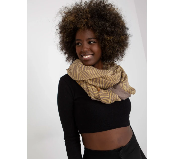 Dámsky tunelový šál AT KM S 6221 tmavo lila