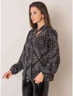 Blúzka DHJ BZ 12182 4.31P čierna a béžová