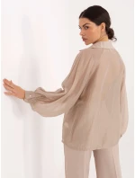 Koszula IT KS model 21795636 beżowy - FPrice Koszula IT KS model 21795636 beżowy - FPrice