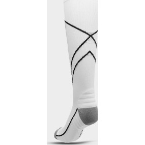Dámske lyžiarske ponožky 4F AW22UFSOF035 biele