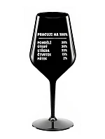 WORKING 100% - čierny nerozbitný pohár na víno 470 ml WORKING 100% - čierny nerozbitný pohár na víno 470 ml